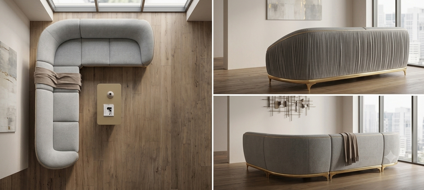 Smart L-Shape 6-Seater Sofa